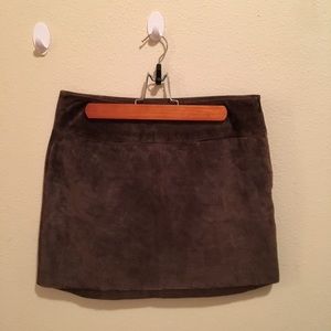 Retro suede skirts!